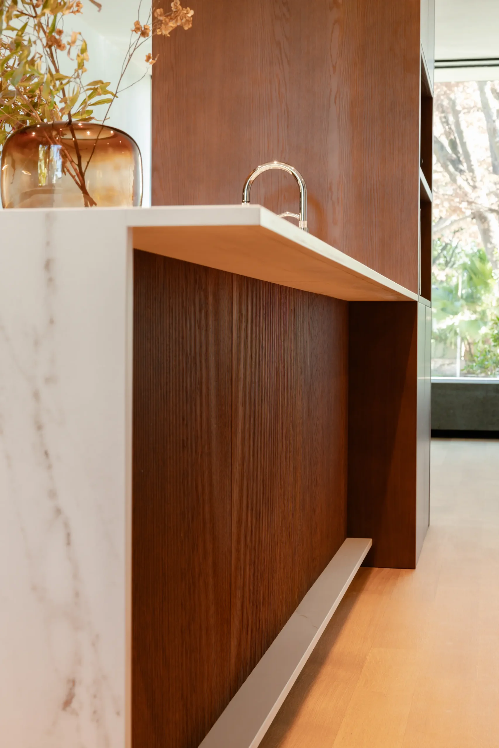 Warmth Through Wood, interior detail