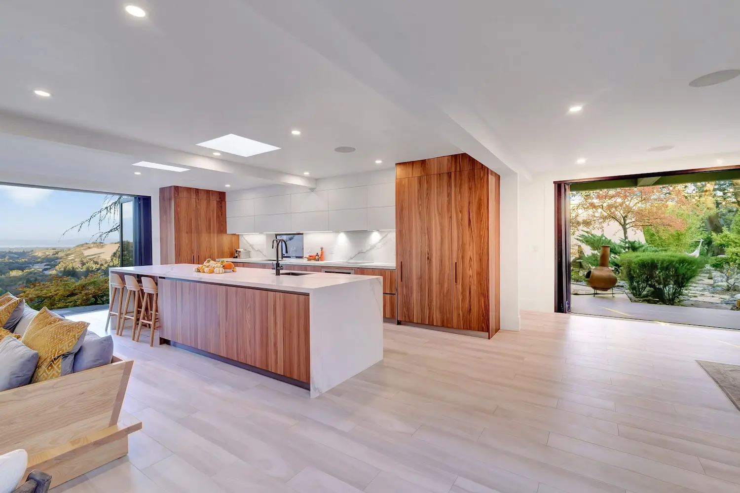Serene Walnut Oasis, interior detail