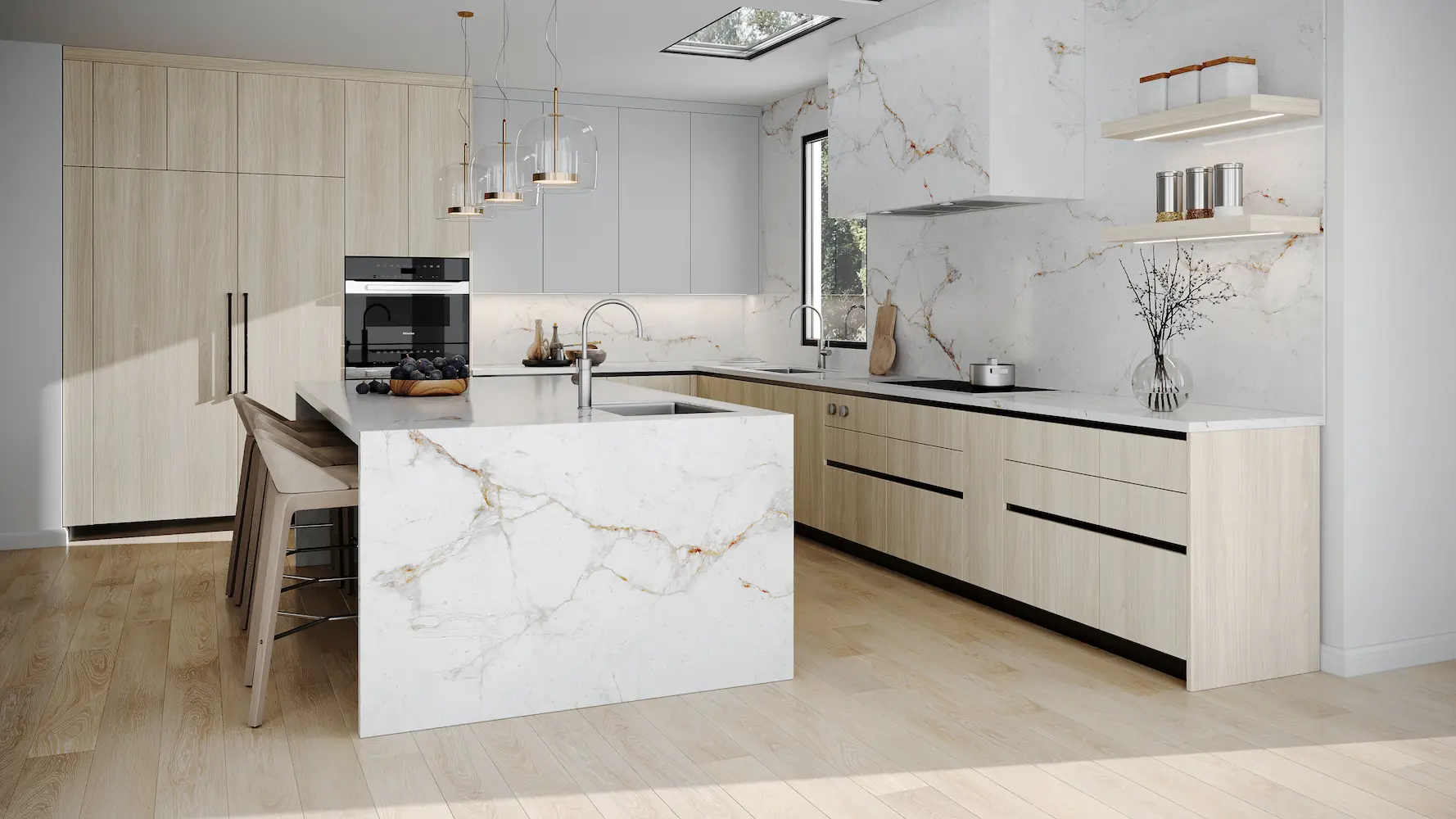 Marble Serenity Kitchen, interior detail