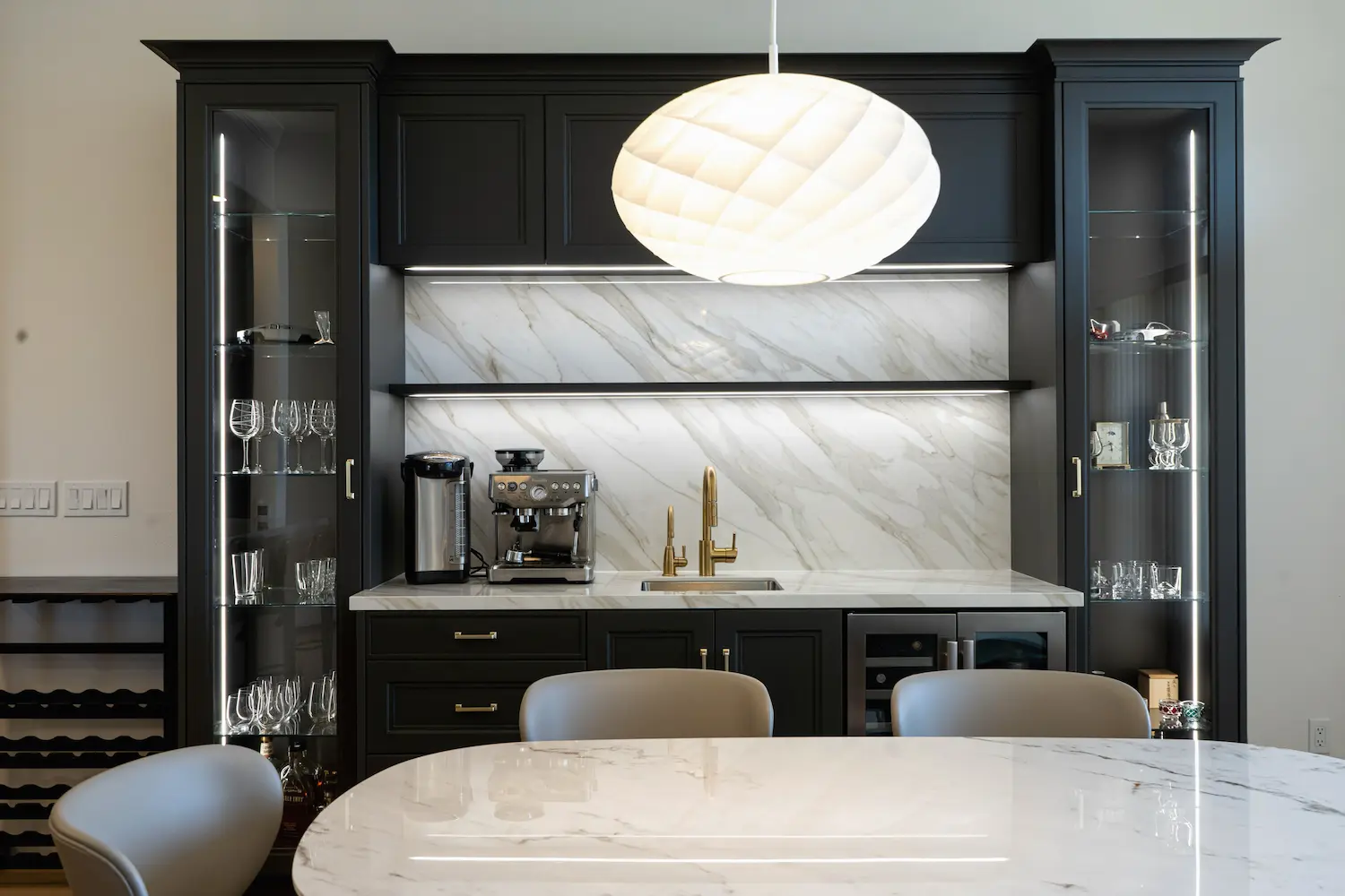 Illuminated Elegance, interior detail